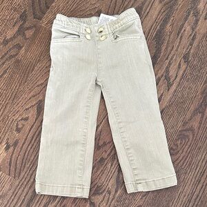 Guess Kids Light Green Casual Pants - 2T